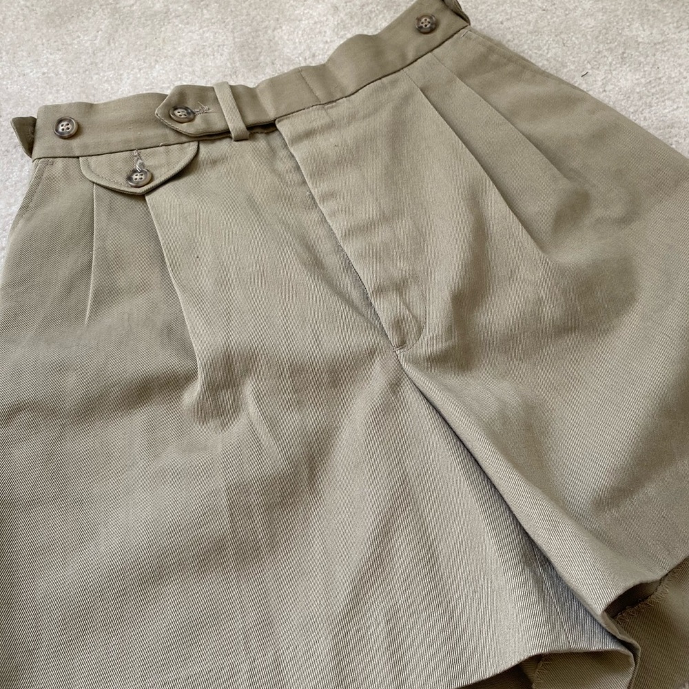 Vintage LL Bean Pleated Shorts